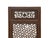 Wood Vintage Dark Brown Geometric Lattice Rectangular Wood Panel For Sale - Image 7 of 9