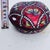 Red Vintage Cloisonné Enamel Heart-Shaped Trinket Box – Red Ground, Floral Motif, Silver-Blue Technique For Sale - Image 8 of 9