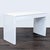 This sleek white desk features a clean, modern design that fits any workspace. It comes with two spacious drawers, perfect...