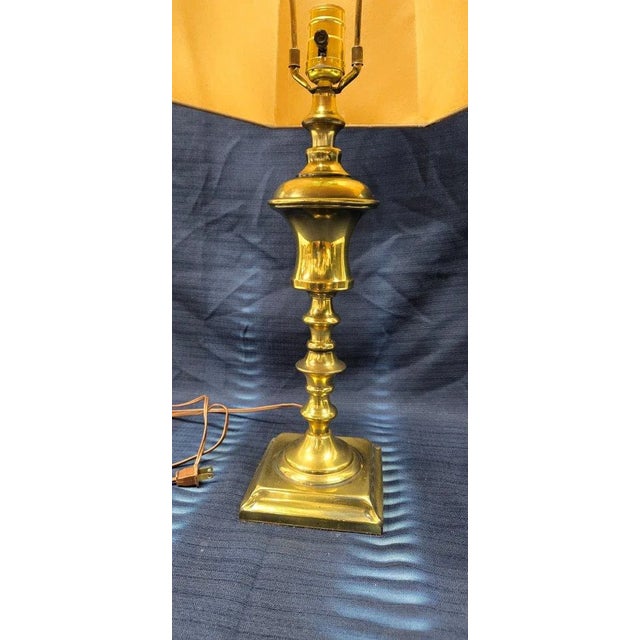 Traditional R.F. Harnett Floral Patterned Lampshade With Metal Base Lamp Issue No K-4067 For Sale - Image 3 of 11