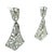 1940s Vintage Platinum Diamond Articulated Drop Earrings, Circa 1940s, A Pair For Sale - Image 5 of 8