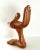 Brown Mid 20th Century Large Hand and Foot Sculpture by Pedro Friedeberg For Sale - Image 8 of 12