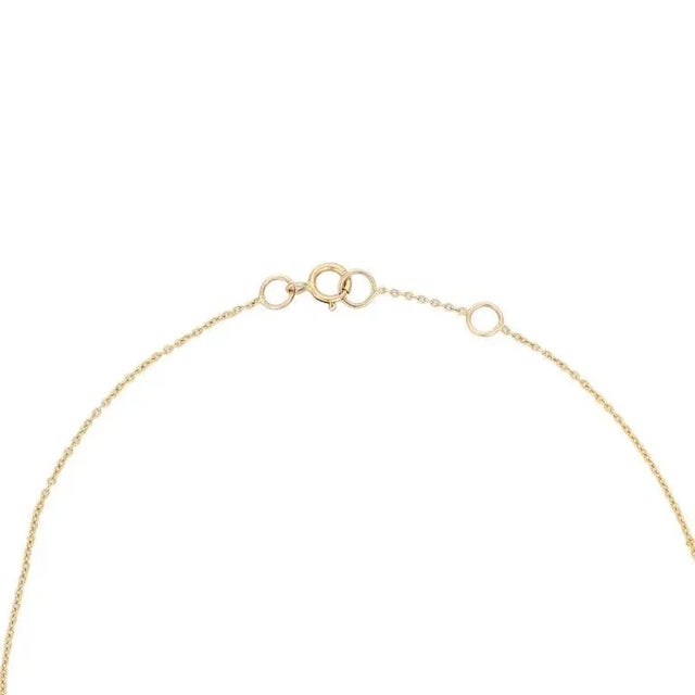 Metal 18k Gold Green Charm Necklace With Natural 1.9ct Emeralds & Diamonds For Sale - Image 7 of 14