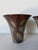 1990s Vintage Signed t.p. Raku Pottery Vases – A Pair For Sale - Image 5 of 11