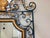 2020s New LaBarge Neoclassical Wrought Iron Urn & Leaf Gilt Wall Mirror 62" Tall For Sale - Image 5 of 9
