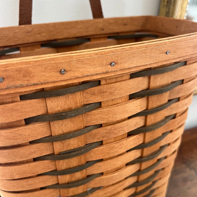 1990s Vintage 1994 Longaberger Basket For Sale - Image 5 of 8