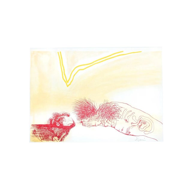 Untitled - Original Lithograph by Giuseppe Zigaina - 1970s 1970s For Sale