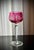 Pink Vintage Ruby Cut-to-Clear Crystal Hock Wine Glasses, 1950, Set of 6 For Sale - Image 8 of 16