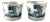 18th Century Antique Edo Period Japanese Soba-Choku (Choko) Blue Underglaze Cups - a Pair For Sale