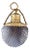 19th Century Opaline & Gold Perfume Flask For Sale