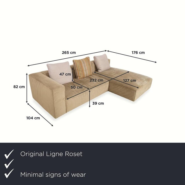 with the Ligne Roset NILS corner sofa, you'll make a real statement in your living room, combining pure luxury with modern...