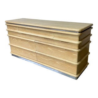 1980s Postmodern Cerused Dresser by Jay Spectre for Century Furniture For Sale