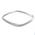Tiffany and Co. Tiffany & Co., Frank Ghery Torque 18k White Gold and Diamond Bangle Bracelet For Sale - Image 4 of 7