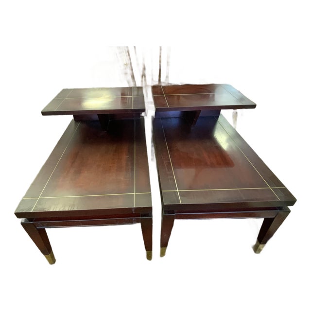 20th Century Lane Step Tables Pair For Sale