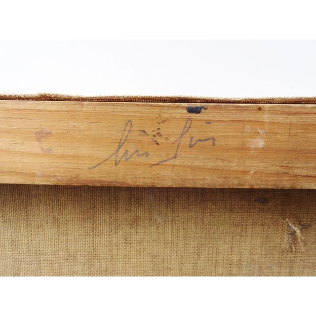 Brown Georges Castaing French Landscape Hunter and Hunting Dog Oil Painting For Sale - Image 8 of 10