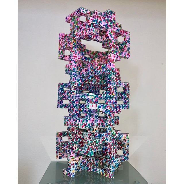 Original One of a Kind tedious and laborious innovative Cubic Dissection artwork in paper engineering. One of my most...