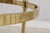 Brass Pair of Brass & Glass Round End Tables For Sale - Image 8 of 14
