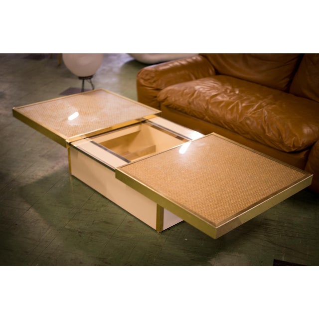 Coffee Table with Bar from Lancel, 1970 For Sale - Image 4 of 8