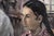 Portrait of a Mexican girl in church by Joseph Yeager (early-mid 20th Century) on heavy bond watercolor paper with ragged...