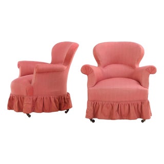 A Pair of French Napoleon III Armchairs, C. 1860. For Sale