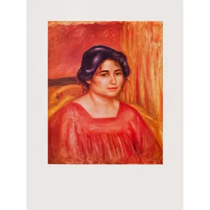 1950s After Renoir "Gabrielle in a Red Blouse" First Edition Photogravure