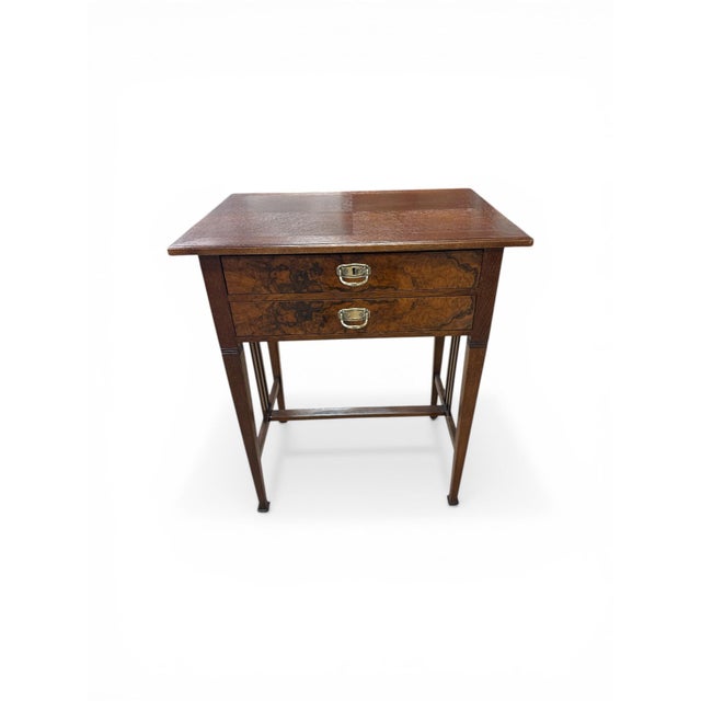 Wood Small Antique Art Nouveau Table, 1890s For Sale - Image 7 of 7