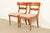 Baker Furniture English Regency Carved Maple Side Chairs or Dining Chairs, Pair For Sale - Image 15 of 15