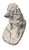 Traditional Vintage Weathered Cast Iron Seated Hound Dog Statue For Sale - Image 3 of 12