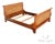 Lexington Cherry And Wicker Queen Sleigh Bed For Sale