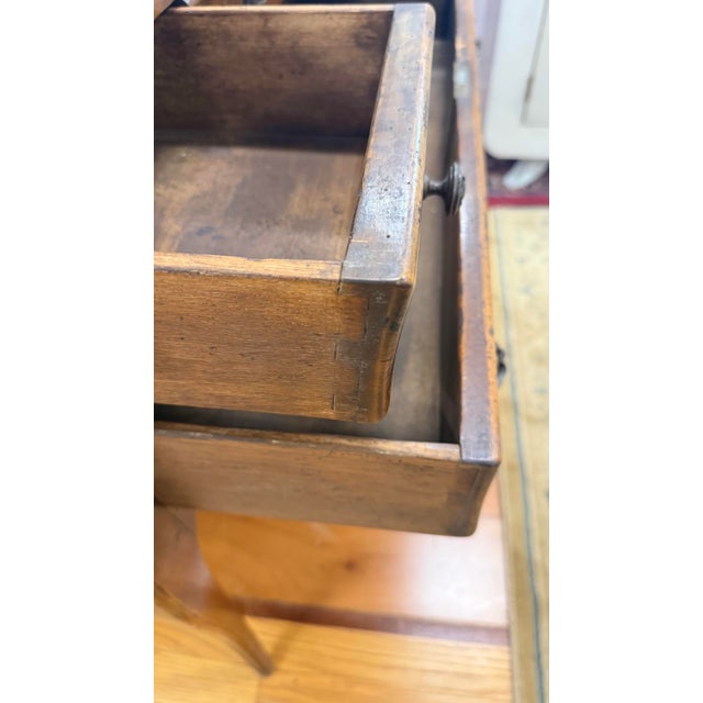 Antique French Drop Down Secretary Writing Desk For Sale - Image 9 of 11