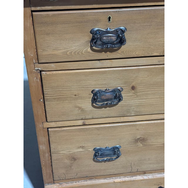 Antique Pine Two Over Two Drawers - Chest of Drawers From England For Sale - Image 9 of 18