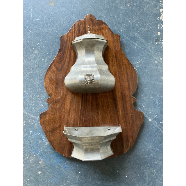 Silver Vintage Regency Faceted Lavabo For Sale - Image 8 of 8