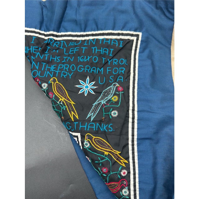 Hmong Hill Tribe Refugee Story Cloth, 1975. For Sale - Image 10 of 12