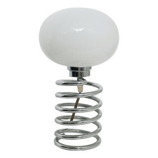 Vintage Spring Table Lamp attributed to Ingo Maurer for Honsel, 1970s For Sale