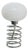 Vintage Spring Table Lamp attributed to Ingo Maurer for Honsel, 1970s For Sale