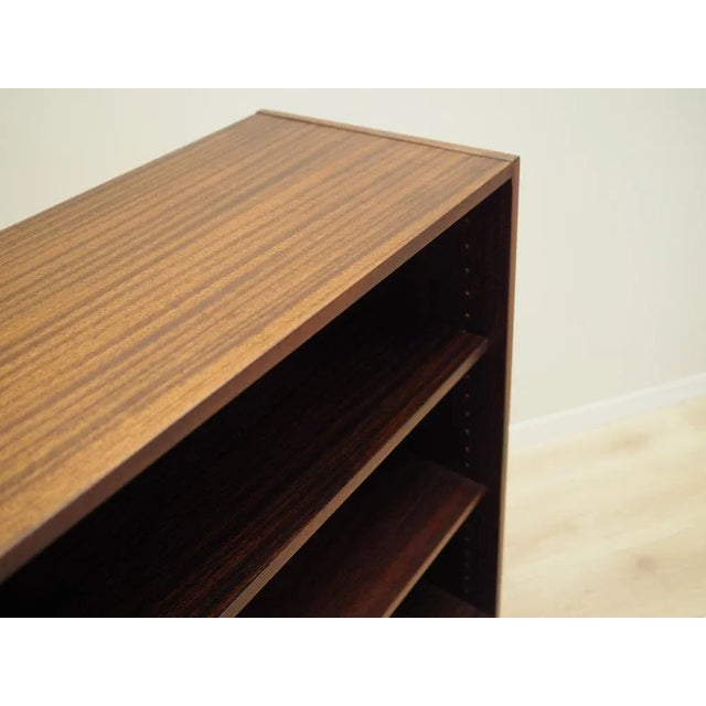 Brown Danish Mahogany Bookcase, 1970s For Sale - Image 8 of 12