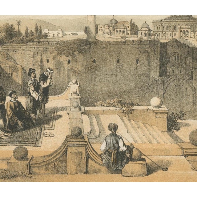 After D. Roberts, Temple Mount in Jerusalem, 1862, Print For Sale - Image 3 of 7