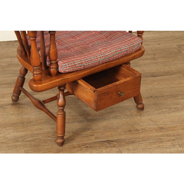 Heywood Wakefield Pair of Maple Windsor Writing Chairs For Sale In Philadelphia - Image 6 of 12