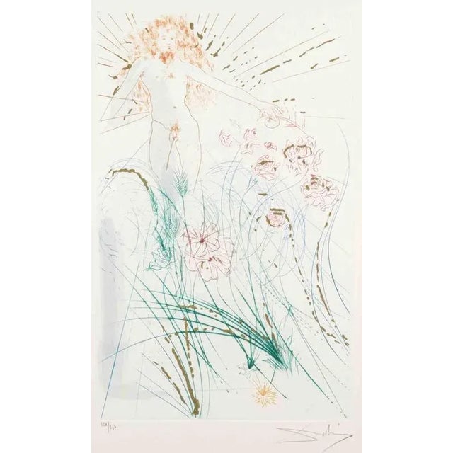 Etching with pochoir and gold overlay. Edition of 121/250. Hand signed and numbered in pencil. Ref. Michler-Lopsinger...