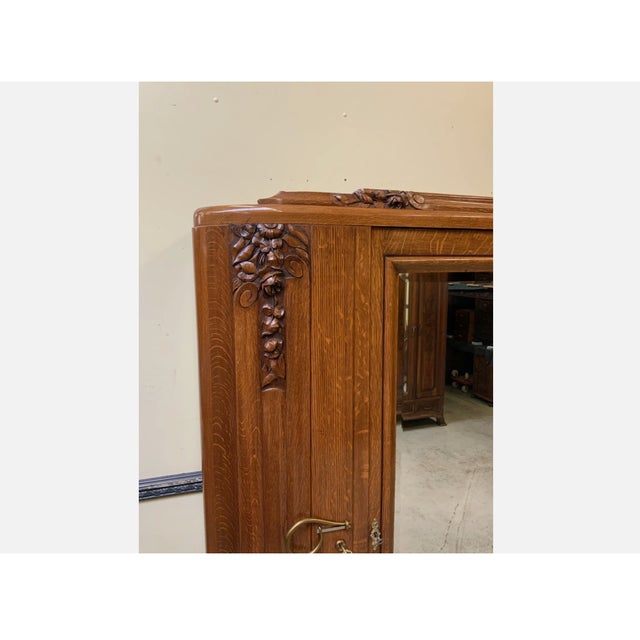 Art Deco Wardrobe, 1930 For Sale - Image 4 of 9