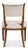 Klismos Dining Chairs in Antiqued Walnut and Cream, Sets of 2 For Sale In Raleigh - Image 6 of 11