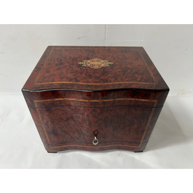 Amtique Boulle Liqueur Cabinet, 1800s For Sale - Image 15 of 17