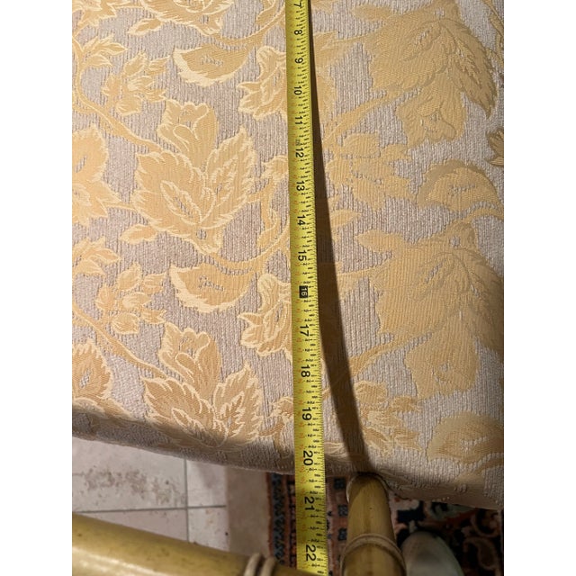 Set of 8 Vintage Faux Bamboo Dining Chairs- Hollywood Regency-Palm Beach For Sale - Image 10 of 12