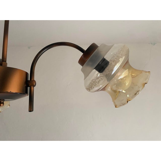 Vintage Three-Light Chandelier by Kaj Dol Pri Hrastniku, Slovenia, 1990s For Sale - Image 10 of 13