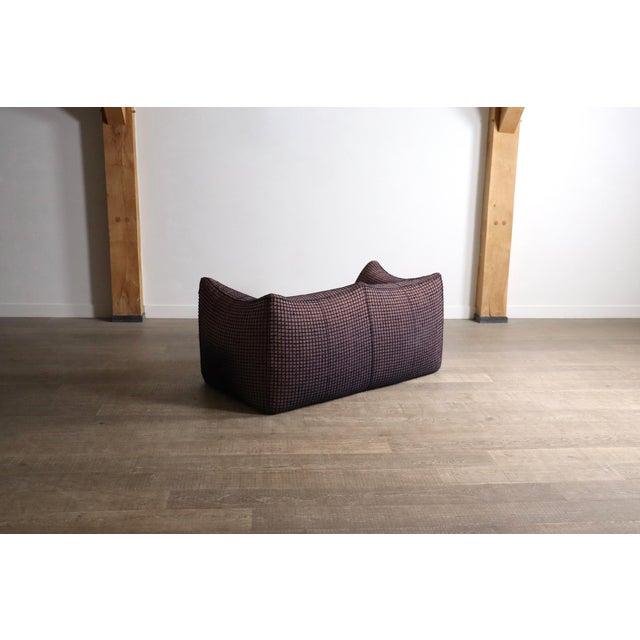 Textile Le Bambole Sofa in Buffalo Leather by Mario Bellini for B&B Italia, 1970s For Sale - Image 7 of 12