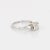 Art Deco Early 20th Century Vintage Art Deco 1ct Diamond Engagement Ring Platinum Fine Bridal size 5.25 For Sale - Image 3 of 7