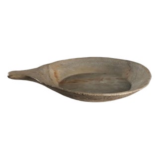 Indian Stone Parat Serving Platter For Sale