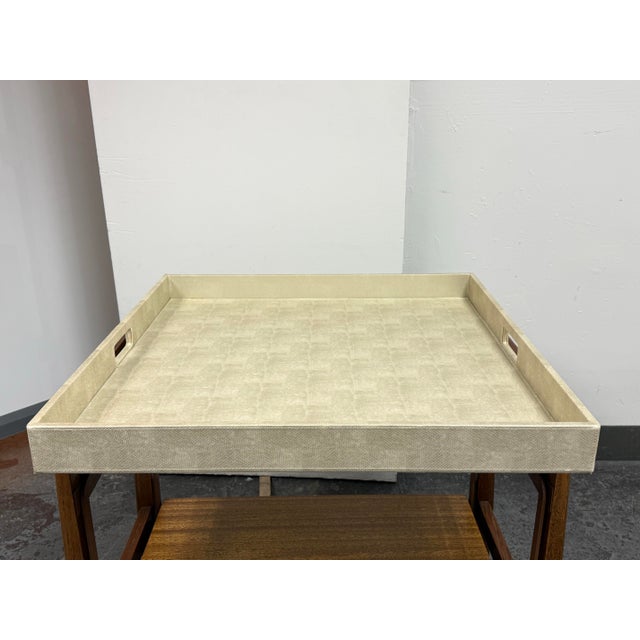 Design Plus Gallery presents a Serving Tray of Faux Shagreen Wrap. The tray is the epitome of style derived through the...