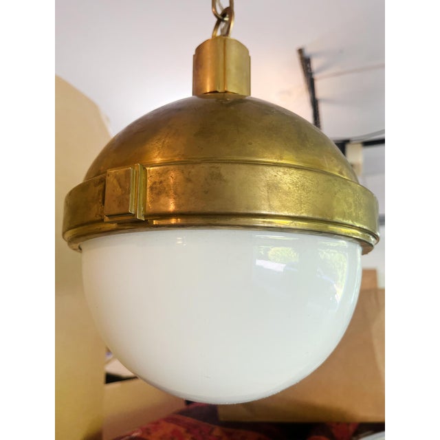 Lambert Globe Pendant Light by Hudson Valley Lighting For Sale - Image 9 of 9