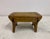 Small rustic stool Made from pine Primitive construction Arch cut side legs Timeworn patina Can function as a small...